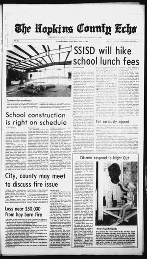 The Hopkins County Echo (Sulphur Springs, Tex.), Vol. 110, No. 33, Ed. 1 Friday, August 16, 1985
