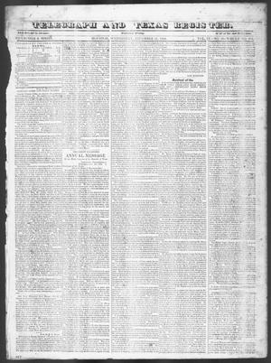 Telegraph and Texas Register (Houston, Tex.), Vol. 9, No. 50, Ed. 1, Wednesday, December 11, 1844