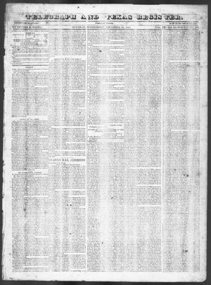 Primary view of object titled 'Telegraph and Texas Register (Houston, Tex.), Vol. 9, No. 51, Ed. 1, Wednesday, December 18, 1844'.