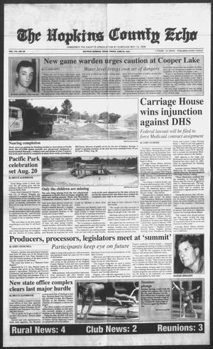 The Hopkins County Echo (Sulphur Springs, Tex.), Vol. 118, No. 26, Ed. 1 Friday, June 25, 1993