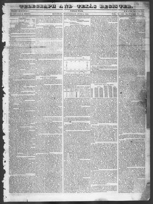 Primary view of object titled 'Telegraph and Texas Register (Houston, Tex.), Vol. 10, No. 23, Ed. 1, Wednesday, June 4, 1845'.