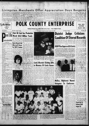Polk County Enterprise (Livingston, Tex.), Vol. 81, No. 49, Ed. 1 Thursday, August 15, 1963