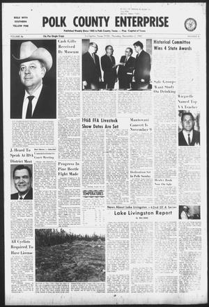Polk County Enterprise (Livingston, Tex.), Vol. 86, No. 9, Ed. 1 Thursday, November 2, 1967