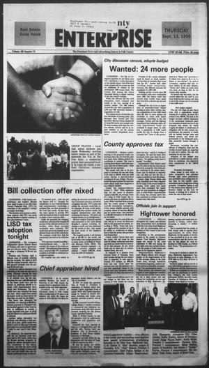 Polk County Enterprise (Livingston, Tex.), Vol. 108, No. 73, Ed. 1 Thursday, September 13, 1990