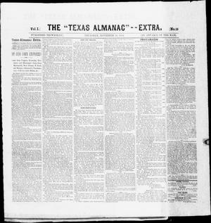 The Texas Almanac -- "Extra." (Austin, Tex.), Vol. 1, No. 15, Ed. 1, Thursday, November 13, 1862