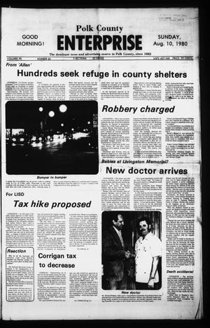 Polk County Enterprise (Livingston, Tex.), Vol. 98, No. 66, Ed. 1 Sunday, August 10, 1980