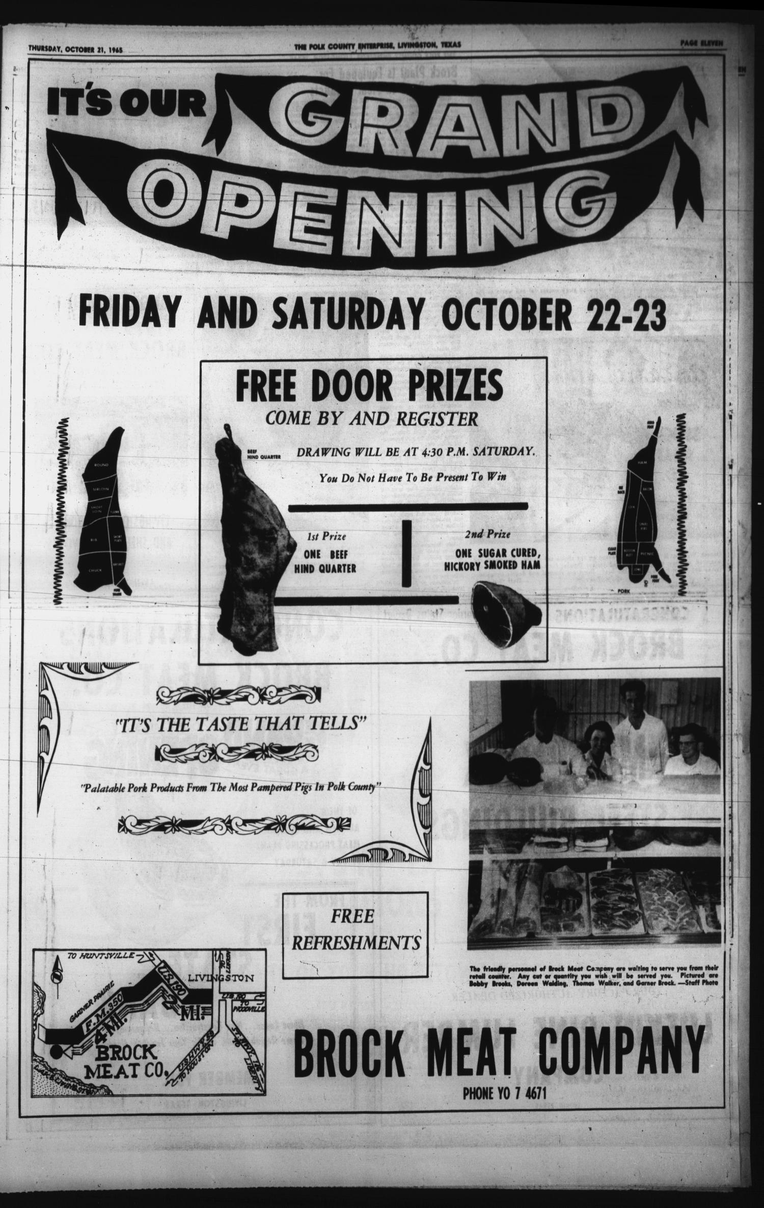 Polk County Enterprise (Livingston, Tex.), Vol. 83, No. 7, Ed. 1 Thursday, October 21, 1965
                                                
                                                    [Sequence #]: 11 of 22
                                                
