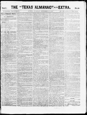 The Texas Almanac -- "Extra." (Austin, Tex.), Vol. 1, No. 29, Ed. 1, Tuesday, December 16, 1862