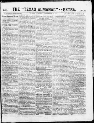 The Texas Almanac -- "Extra." (Austin, Tex.), Vol. 1, No. 34, Ed. 1, Saturday, December 27, 1862