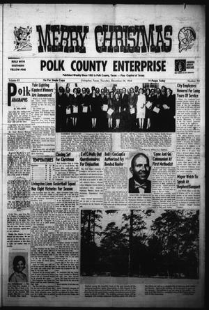 Polk County Enterprise (Livingston, Tex.), Vol. 83, No. 16, Ed. 1 Thursday, December 24, 1964