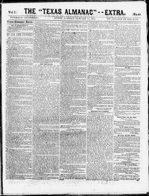 The Texas Almanac -- "Extra." (Austin, Tex.), Vol. 1, No. 44, Ed. 1, Tuesday, January 20, 1863