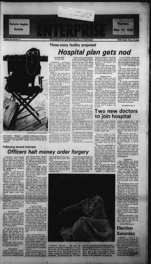 Polk County Enterprise (Livingston, Tex.), Vol. 103, No. 75, Ed. 1 Thursday, September 19, 1985