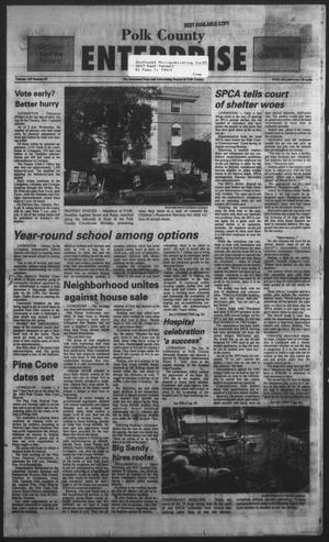 Polk County Enterprise (Livingston, Tex.), Vol. 110, No. 87, Ed. 1 Thursday, October 29, 1992