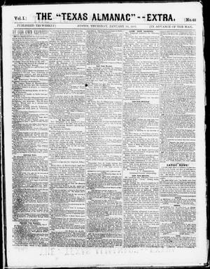 The Texas Almanac -- "Extra." (Austin, Tex.), Vol. 1, No. 48, Ed. 1, Thursday, January 29, 1863