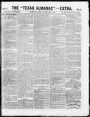 The Texas Almanac -- "Extra." (Austin, Tex.), Vol. 1, No. 52, Ed. 1, Saturday, February 7, 1863