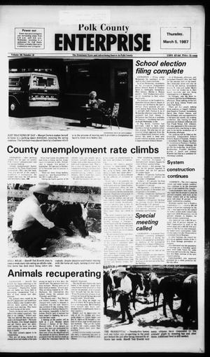 Polk County Enterprise (Livingston, Tex.), Vol. 105, No. 19, Ed. 1 Thursday, March 5, 1987