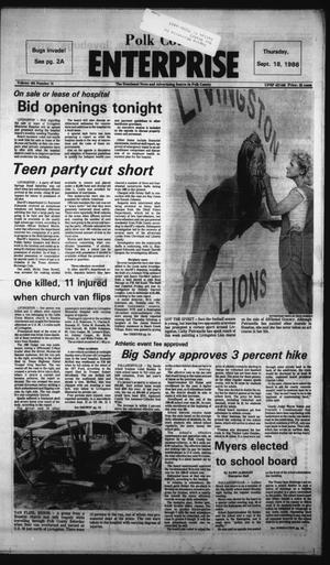Polk County Enterprise (Livingston, Tex.), Vol. 104, No. 75, Ed. 1 Thursday, September 18, 1986