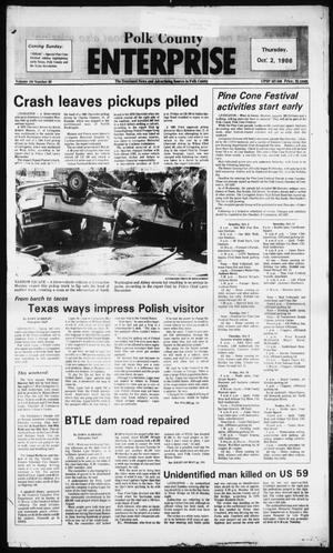Polk County Enterprise (Livingston, Tex.), Vol. 104, No. 80, Ed. 1 Thursday, October 2, 1986