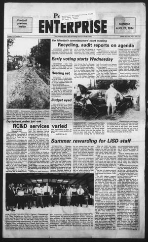 Polk County Enterprise (Livingston, Tex.), Vol. 112, No. 67, Ed. 1 Sunday, August 21, 1994