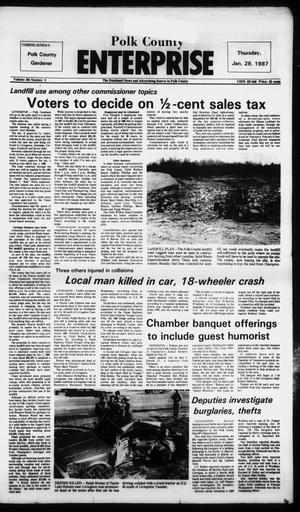 Polk County Enterprise (Livingston, Tex.), Vol. 105, No. 9, Ed. 1 Thursday, January 29, 1987