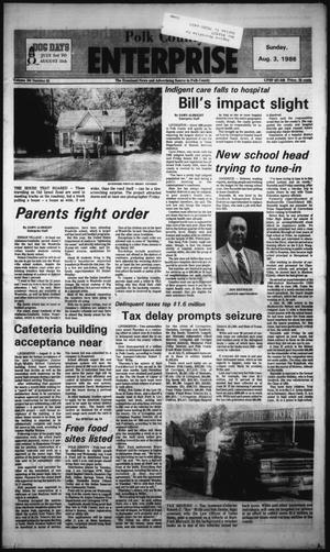 Polk County Enterprise (Livingston, Tex.), Vol. 104, No. 62, Ed. 1 Sunday, August 3, 1986