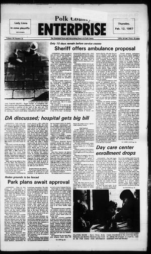 Polk County Enterprise (Livingston, Tex.), Vol. 105, No. 13, Ed. 1 Thursday, February 12, 1987