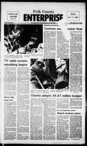 Polk County Enterprise (Livingston, Tex.), Vol. 105, No. 4, Ed. 1 Sunday, January 11, 1987