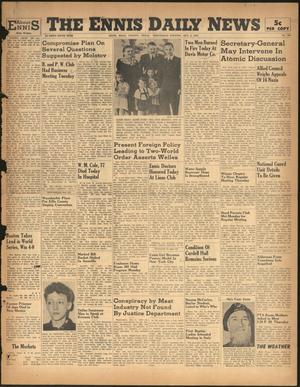 The Ennis Daily News (Ennis, Tex.), Vol. 55, No. 240, Ed. 1 Wednesday, October 9, 1946