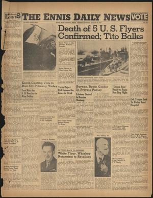 The Ennis Daily News (Ennis, Tex.), Vol. 55, No. 201, Ed. 1 Saturday, August 24, 1946
