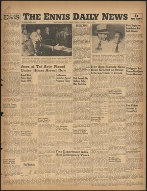 The Ennis Daily News (Ennis, Tex.), Vol. 55, No. 215, Ed. 1 Tuesday, September 10, 1946