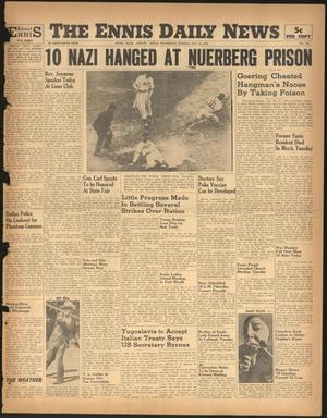 The Ennis Daily News (Ennis, Tex.), Vol. 55, No. 246, Ed. 1 Wednesday, October 16, 1946
