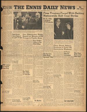 The Ennis Daily News (Ennis, Tex.), Vol. 55, No. 251, Ed. 1 Tuesday, October 22, 1946