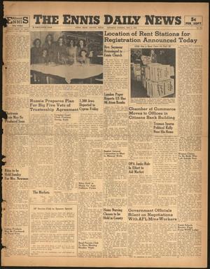 The Ennis Daily News (Ennis, Tex.), Vol. 55, No. 261, Ed. 1 Saturday, November 2, 1946