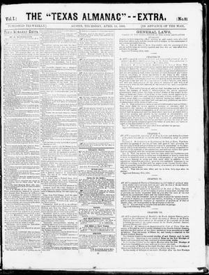 The Texas Almanac -- "Extra." (Austin, Tex.), Vol. 1, No. 81, Ed. 1, Thursday, April 16, 1863