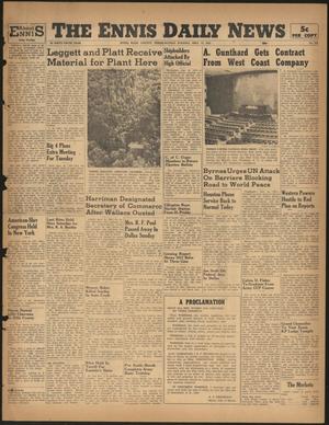 The Ennis Daily News (Ennis, Tex.), Vol. 55, No. 226, Ed. 1 Monday, September 23, 1946