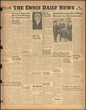 The Ennis Daily News (Ennis, Tex.), Vol. 55, No. 252, Ed. 1 Wednesday, October 23, 1946