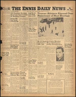 The Ennis Daily News (Ennis, Tex.), Vol. 55, No. 241, Ed. 1 Thursday, October 10, 1946
