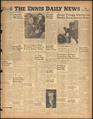 The Ennis Daily News (Ennis, Tex.), Vol. 55, No. 276, Ed. 1 Wednesday, November 20, 1946