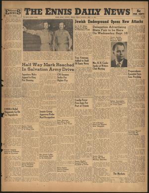 The Ennis Daily News (Ennis, Tex.), Vol. 55, No. 218, Ed. 1 Friday, September 13, 1946