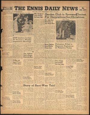 The Ennis Daily News (Ennis, Tex.), Vol. 55, No. 270, Ed. 1 Wednesday, November 13, 1946