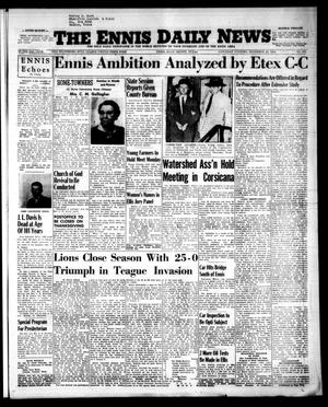 The Ennis Daily News (Ennis, Tex.), Vol. 63, No. 275, Ed. 1 Saturday, November 20, 1954