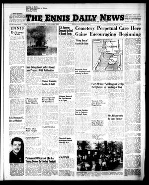 The Ennis Daily News (Ennis, Tex.), Vol. 63, No. 75, Ed. 1 Tuesday, March 30, 1954