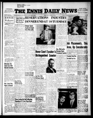 The Ennis Daily News (Ennis, Tex.), Vol. 63, No. 281, Ed. 1 Monday, November 29, 1954