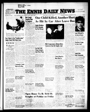 The Ennis Daily News (Ennis, Tex.), Vol. 63, No. 11, Ed. 1 Thursday, January 14, 1954