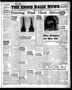 The Ennis Daily News (Ennis, Tex.), Vol. 63, No. 245, Ed. 1 Monday, October 18, 1954
