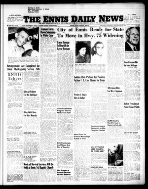 The Ennis Daily News (Ennis, Tex.), Vol. 62, No. 267, Ed. 1 Thursday, November 12, 1953