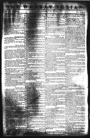 The Weekly Texian (Austin, Tex.), Vol. 1, No. 4, Ed. 1, Wednesday, December 15, 1841