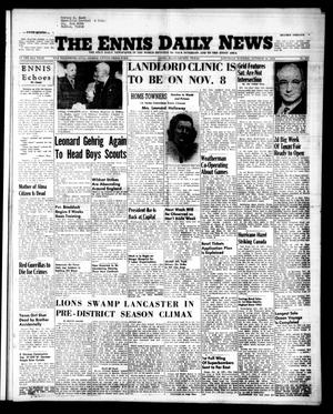 The Ennis Daily News (Ennis, Tex.), Vol. 63, No. 244, Ed. 1 Saturday, October 16, 1954