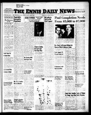 The Ennis Daily News (Ennis, Tex.), Vol. 63, No. 61, Ed. 1 Saturday, March 13, 1954