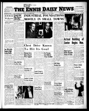 The Ennis Daily News (Ennis, Tex.), Vol. 63, No. 266, Ed. 1 Wednesday, November 10, 1954